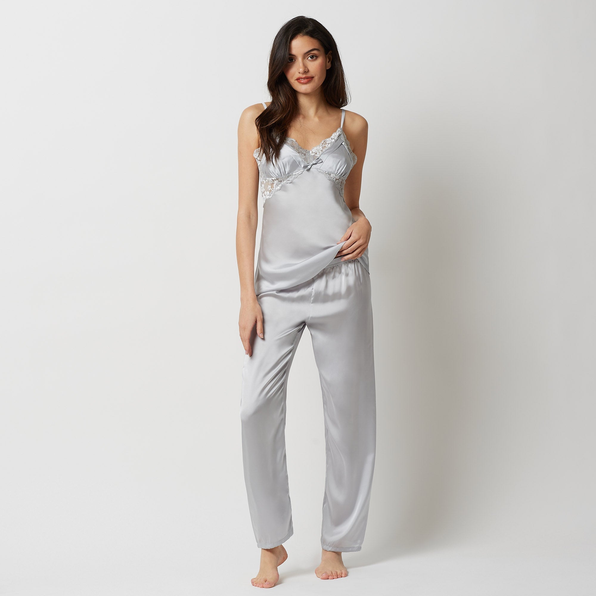 Pantalone in raso - Primula