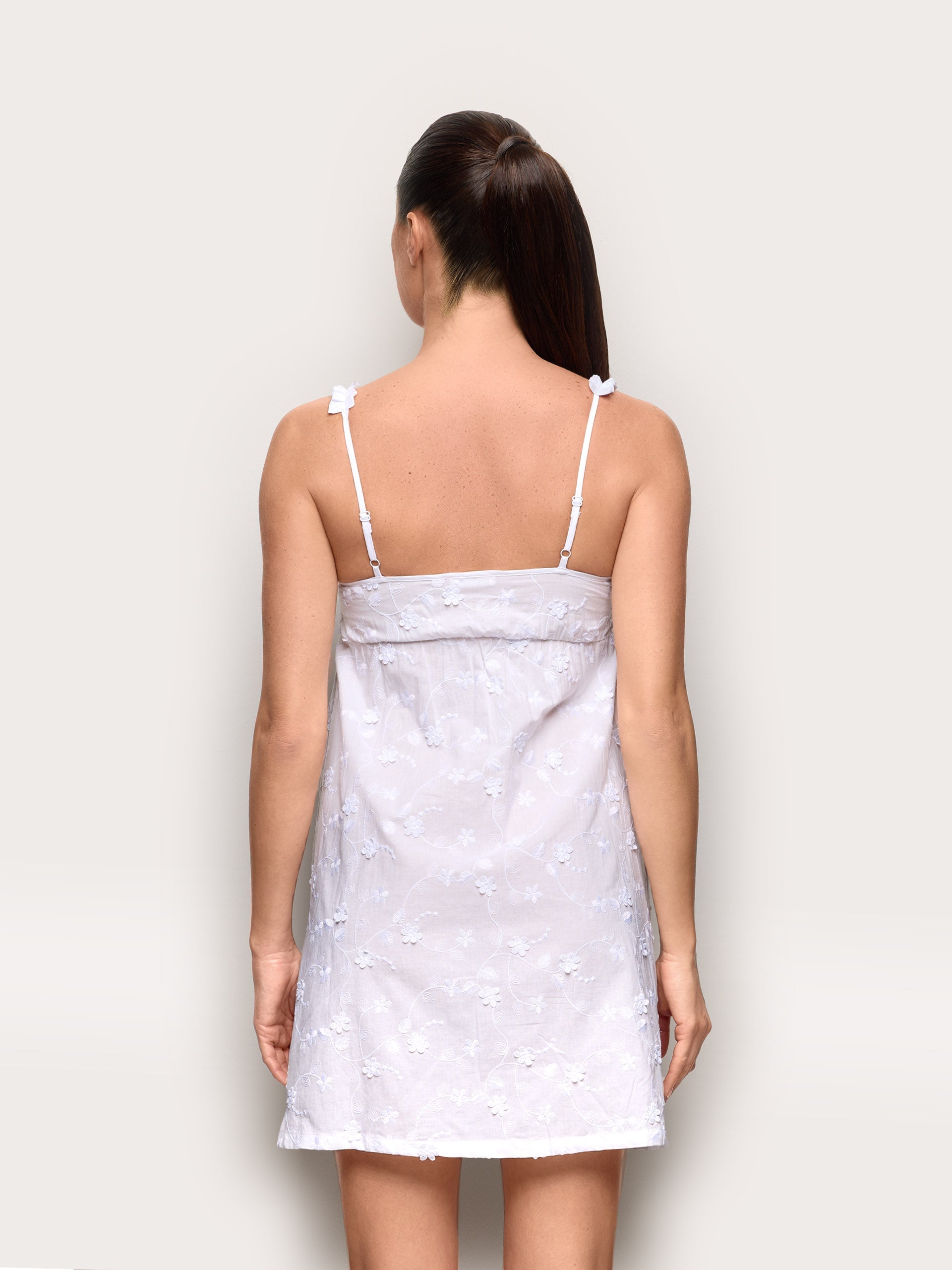 Camicia da notte s/s - Broderie