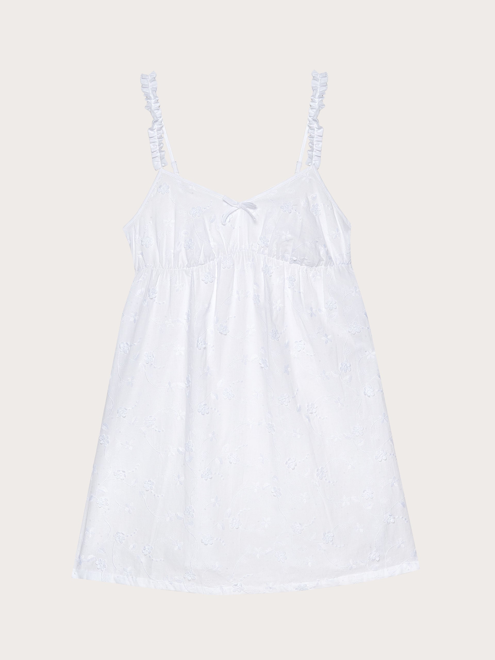 Camicia da notte s/s - Broderie