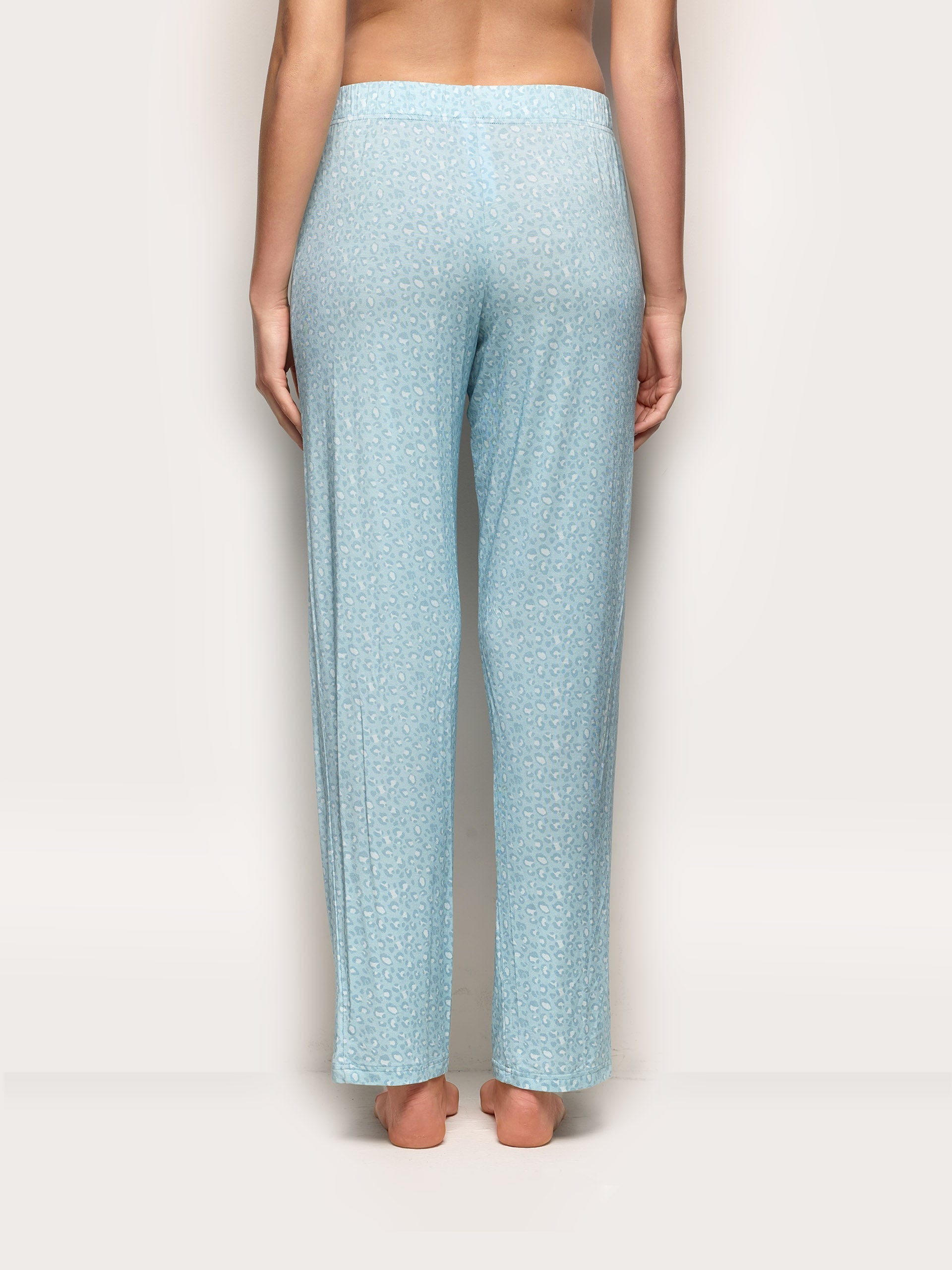 Pantalone lungo con TENCEL™ Modal Leopard
