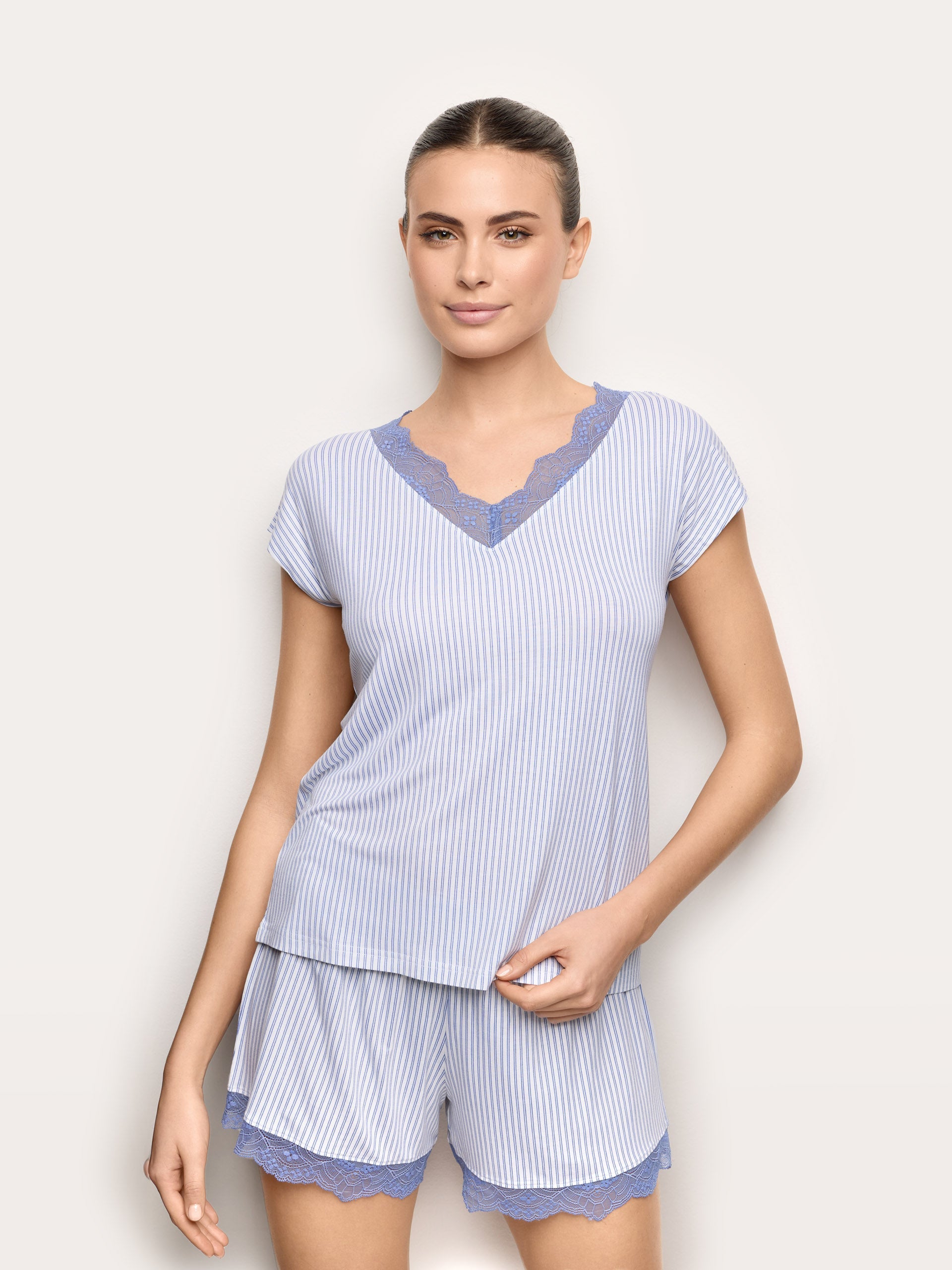 Pigima corto jersey di viscosa - Valerie