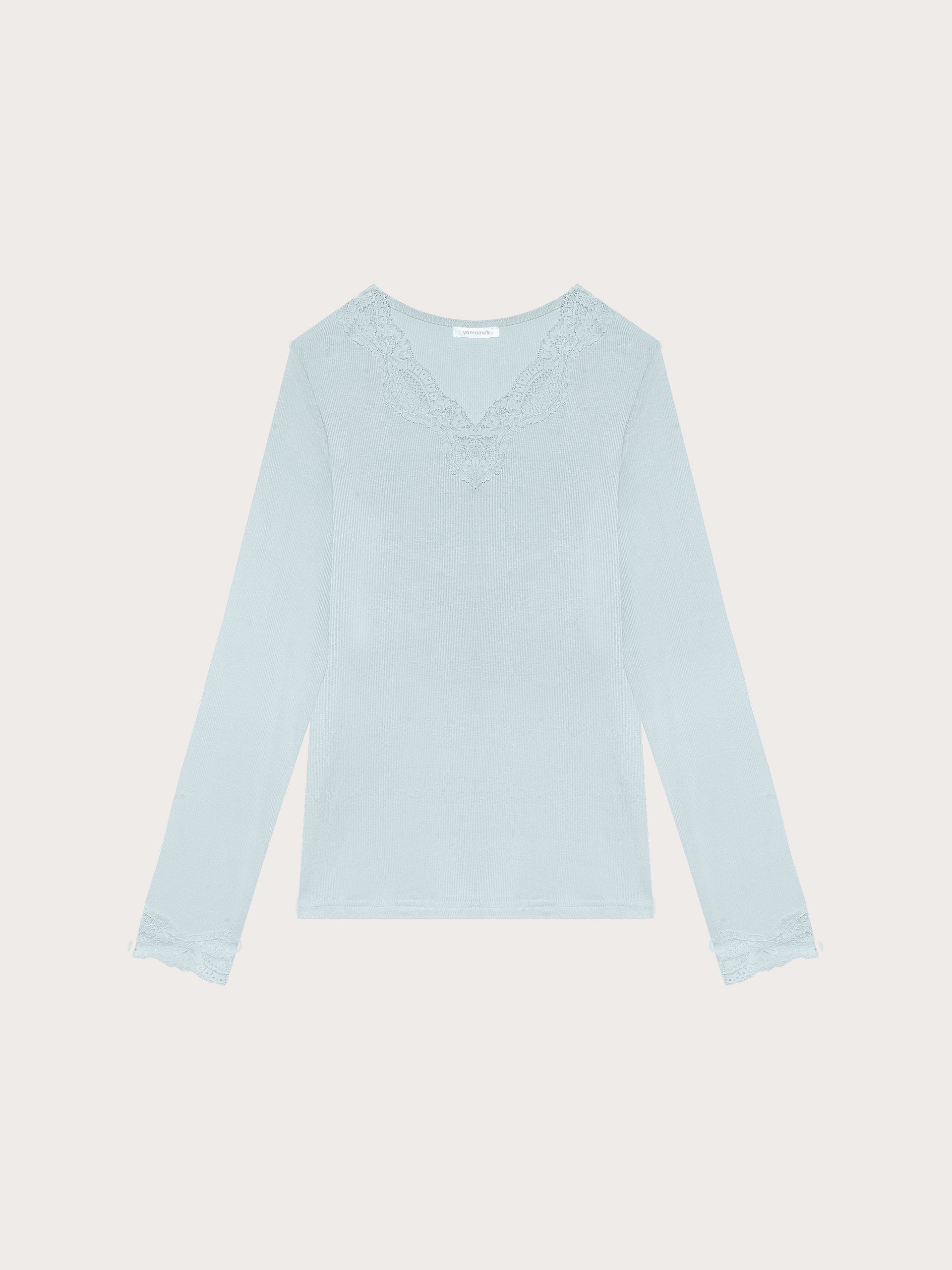 Maglia manica lunga con TENCEL™ Modal Rib