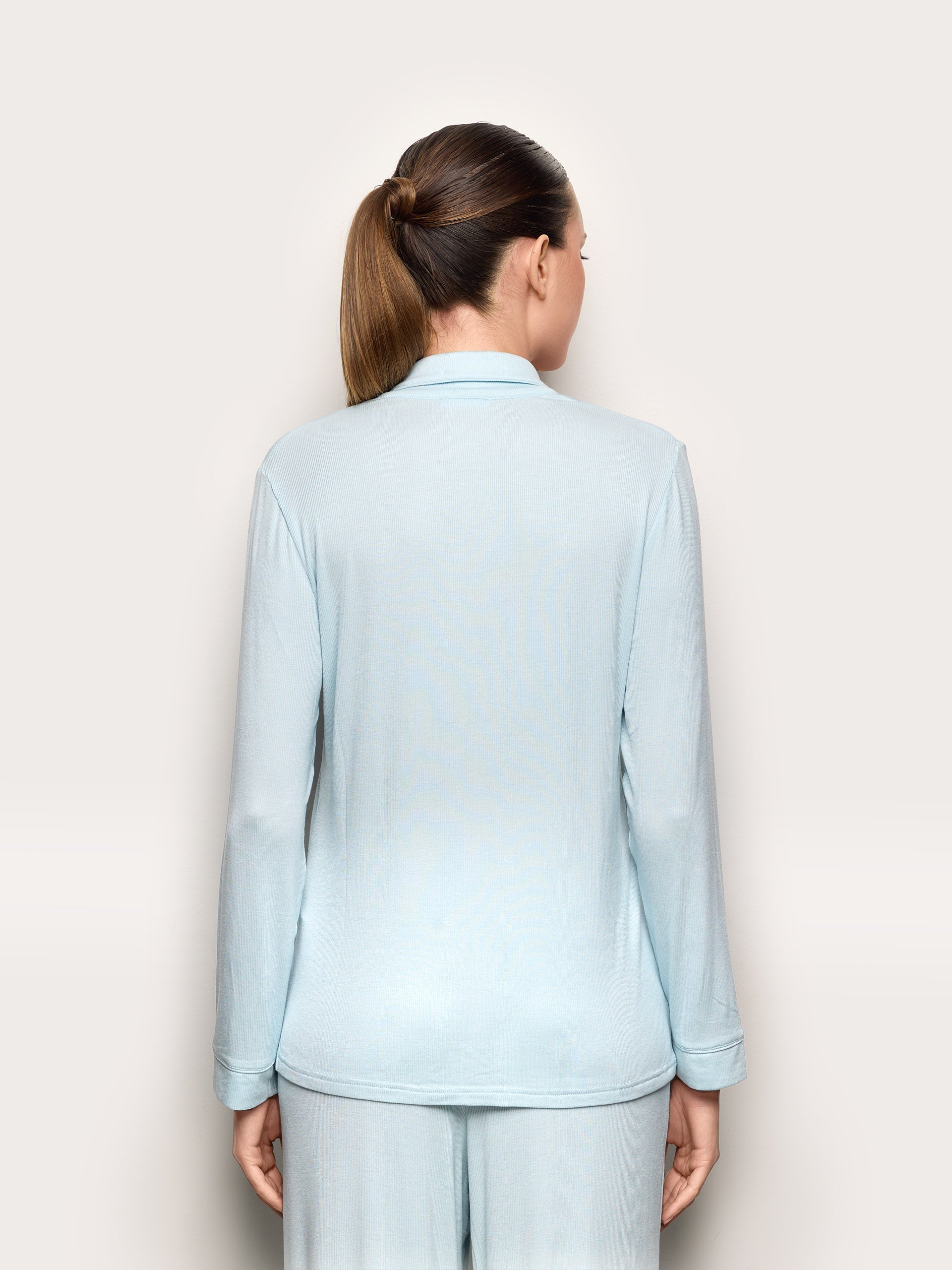 Maglia manica lunga con TENCEL™ Modal Rib