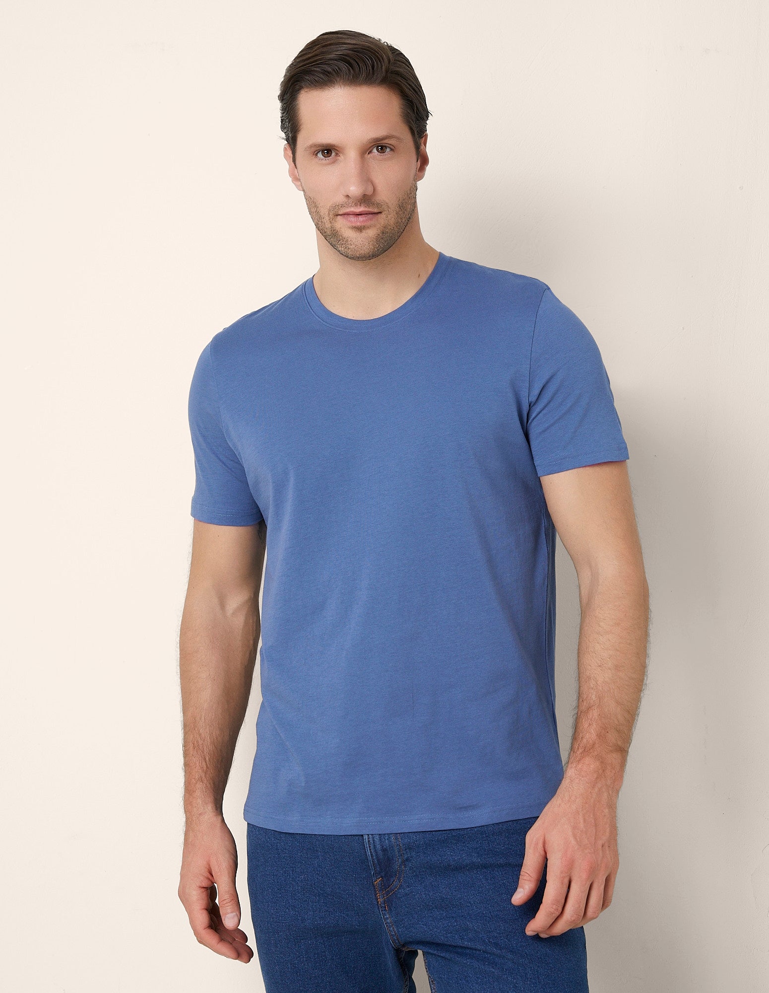 T-shirt girocollo in cotone Daily Loungewear