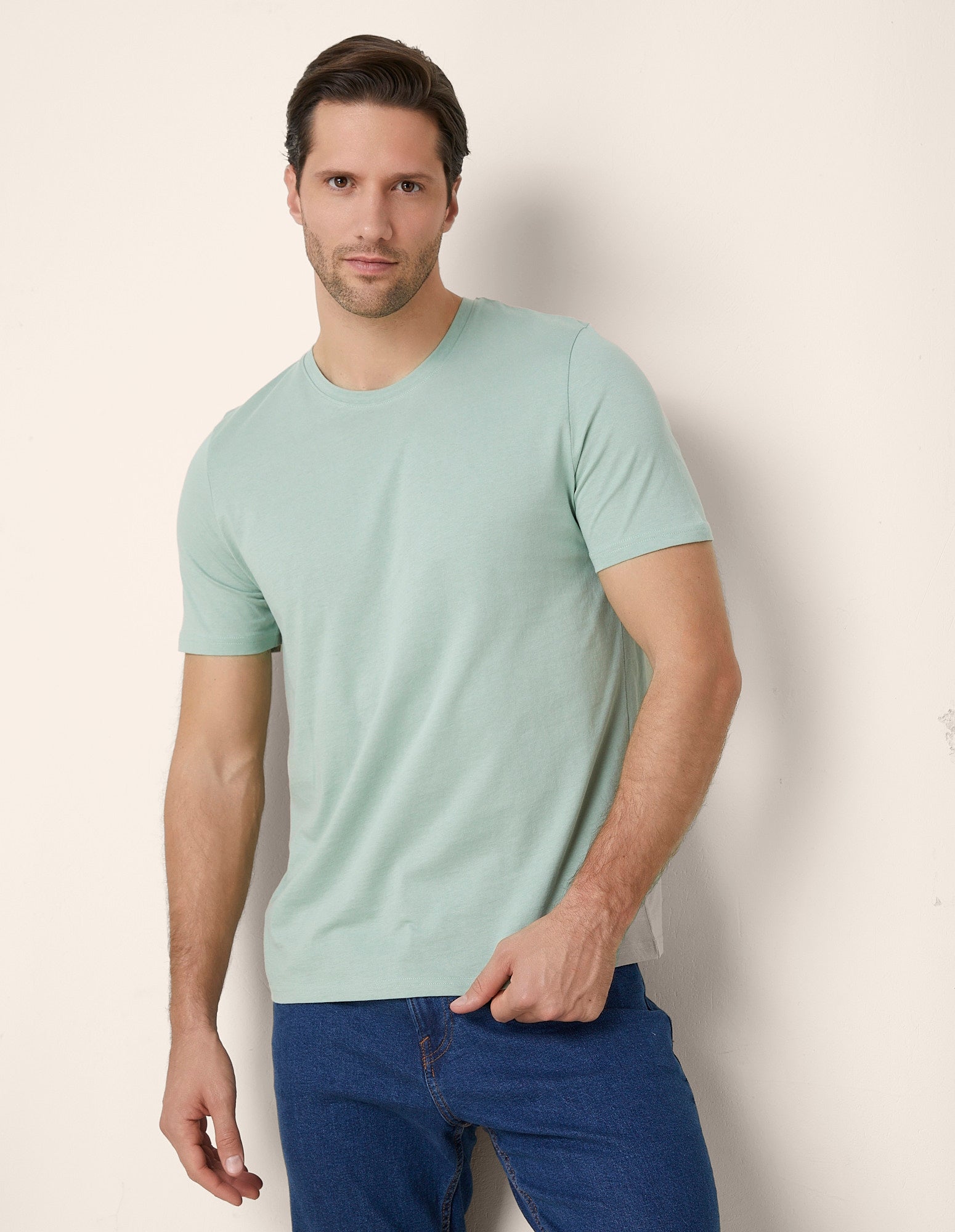 T-shirt girocollo in cotone Daily Loungewear