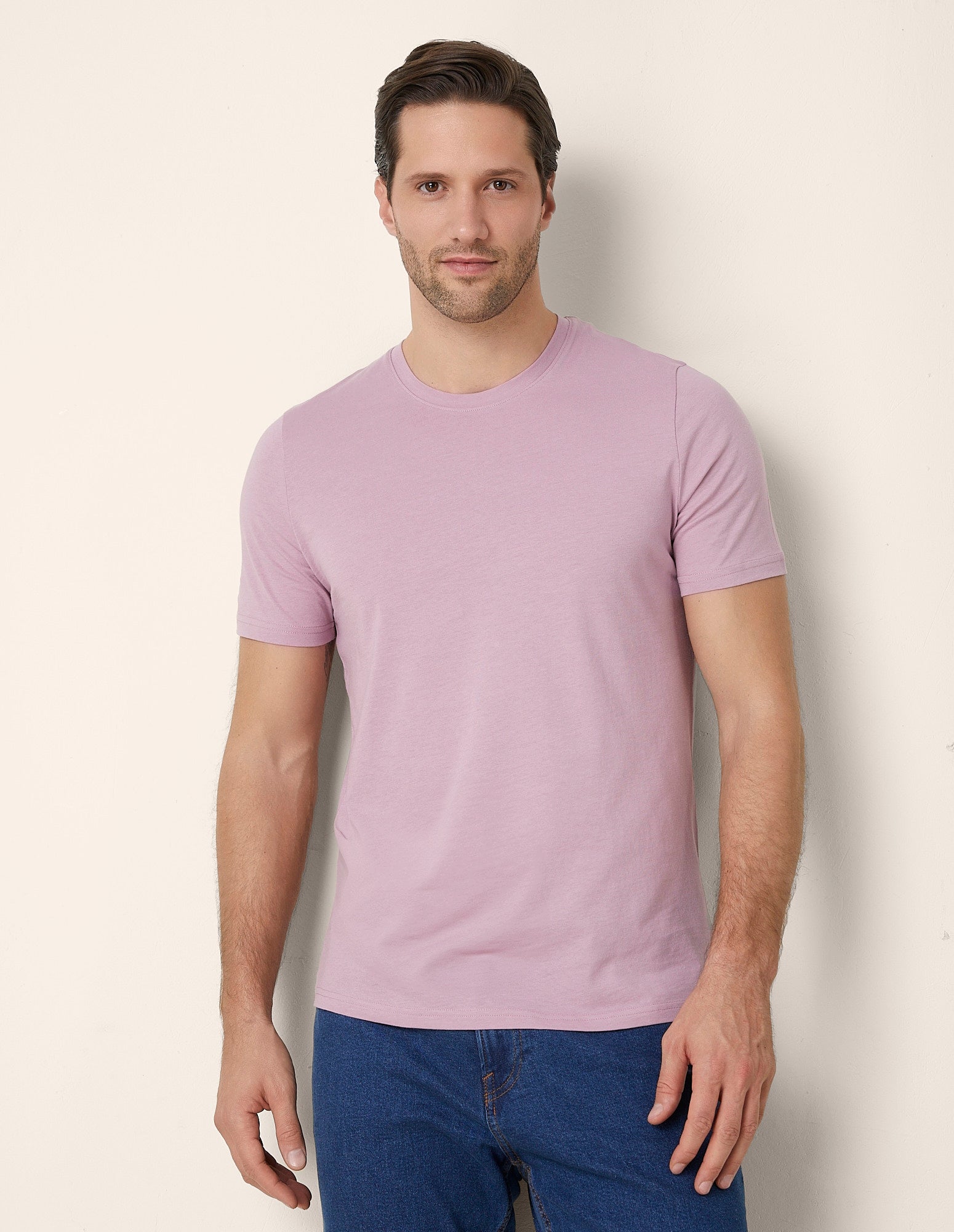 T-shirt girocollo in cotone Daily Loungewear
