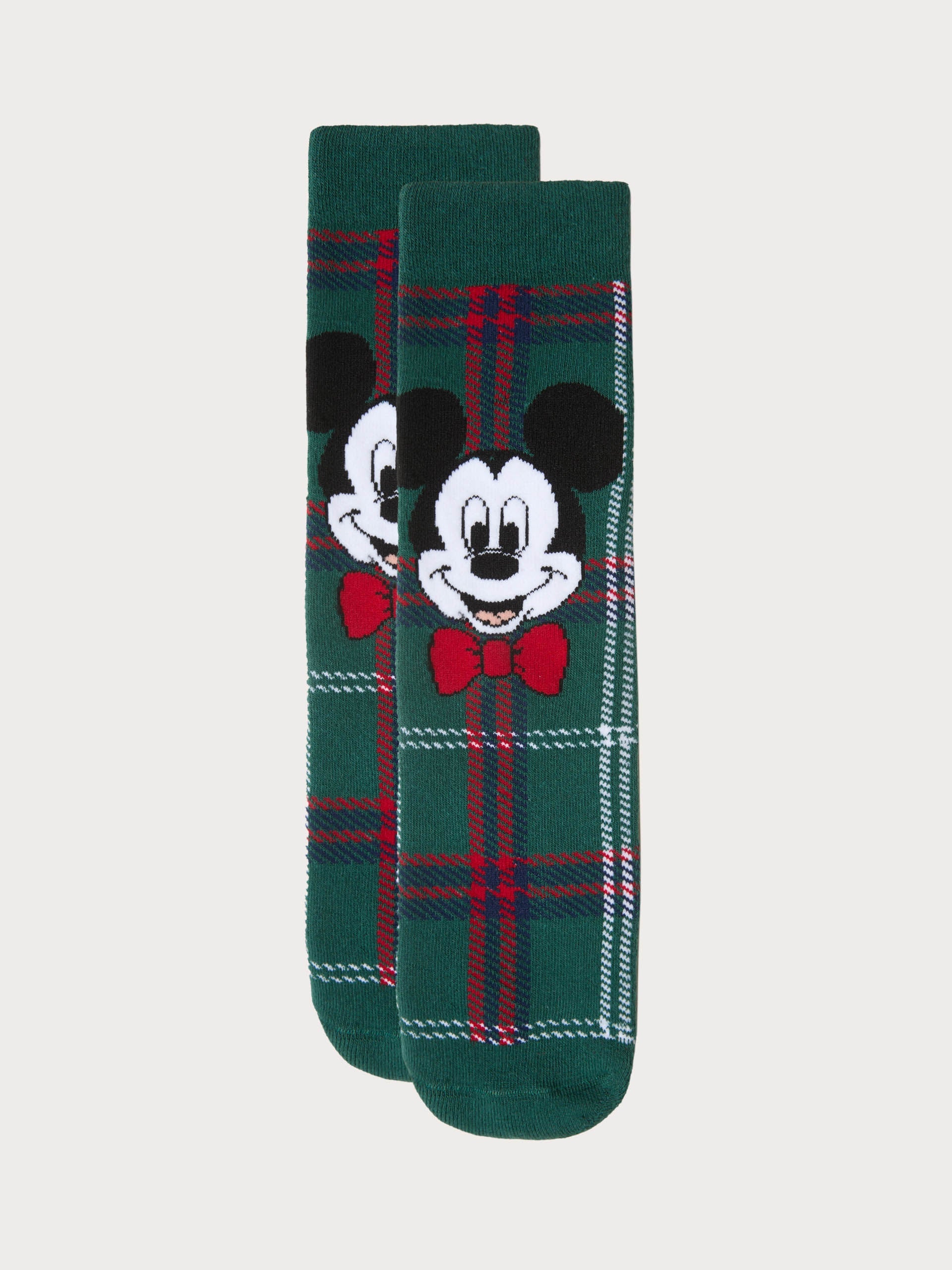 Calze antiscivolo tartan da bambini Disney Holiday Cheers Family®