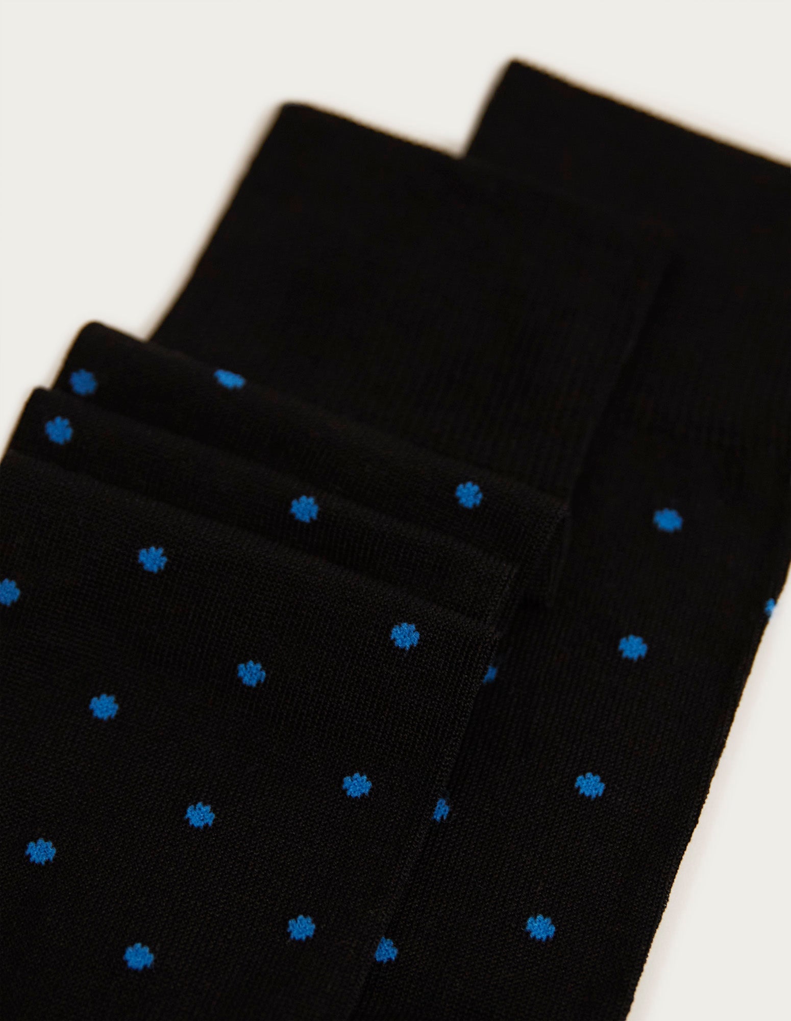 Calze lunghe nero con pois - Daily