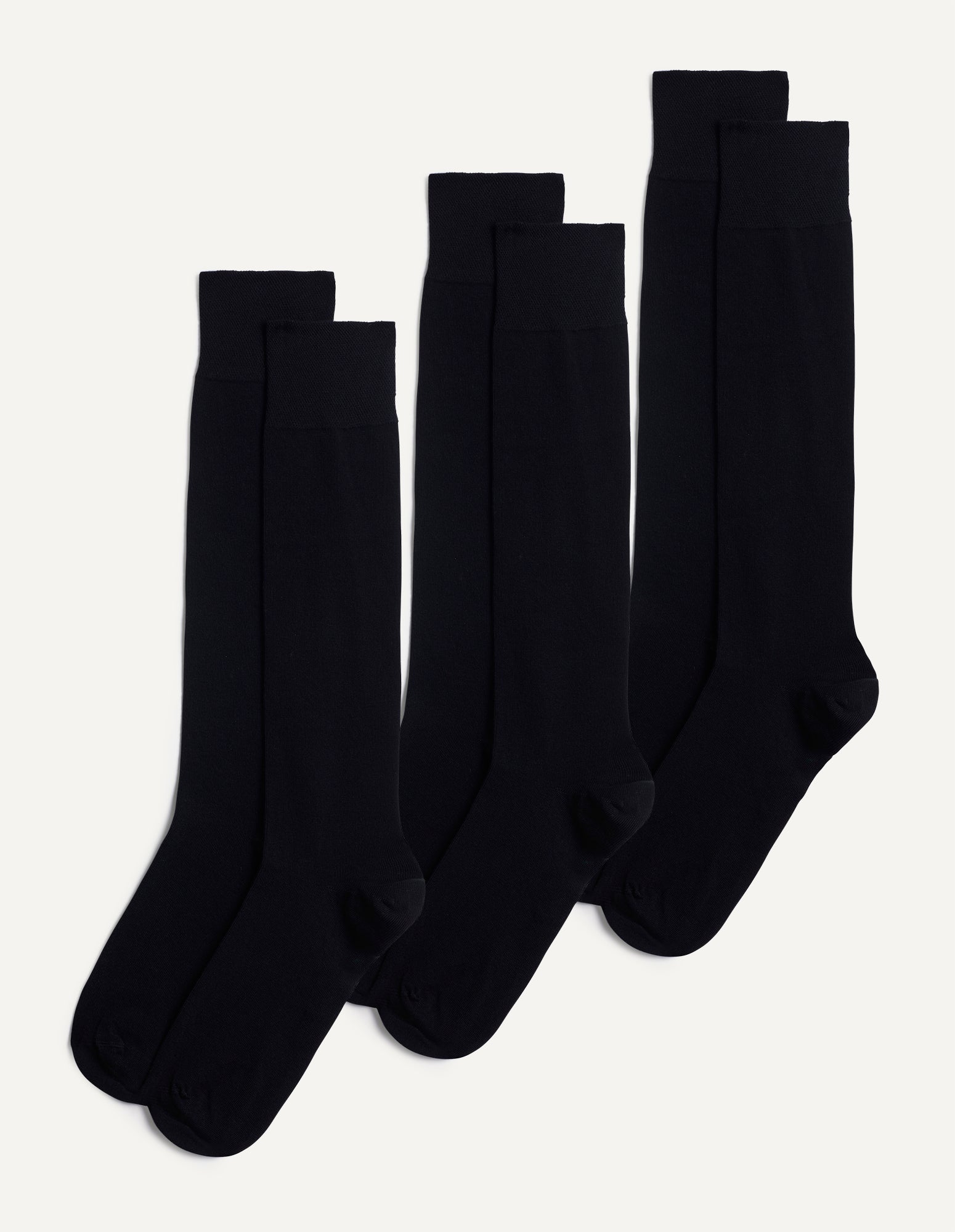 Multipack tre calze lunghe unisex Comodo Fresh