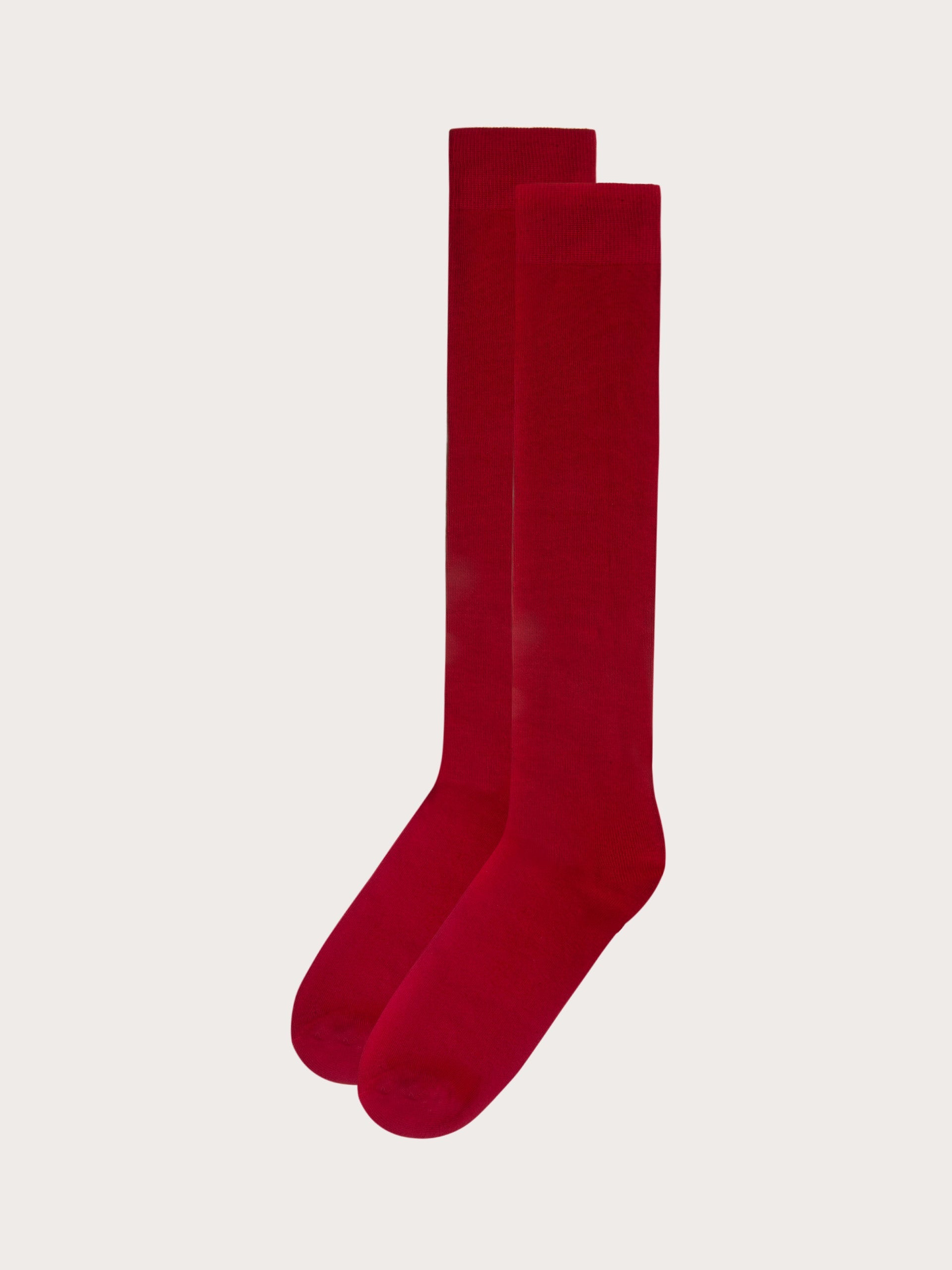 Calze lunghe rosso Hello Xmas